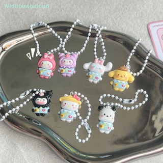 Widebeaucloud Kawaii พวงกุญแจ จี้การ์ตูน Cinnamoroll น่ารัก สําหรับห้อยกระเป๋าเป้สะพายหลัง