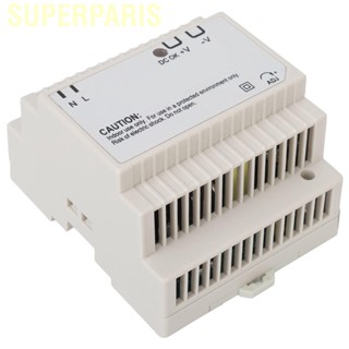 Superparis 60W Voltage Converter DIN Rail Mount Transformer Industrial Power Regulator 100‑240V Input