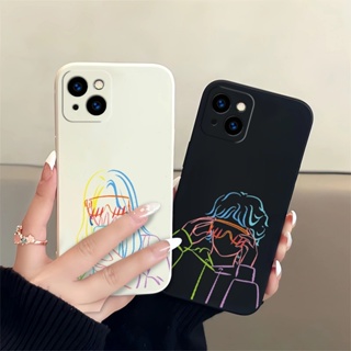 เคสซิลิโคนนิ่ม ลายเส้น หลากสี สําหรับ VIVO Y77 Y76 Y75 Y73 Y72 Y55 Y53S Y52 Y51 Y51A Y50 Y33S Y33T Y31 Y30 Y30i Y21T Y21S Y21 Y21A V20SE V20 Pro 2021 V21 V21E V23 V23E V25 Pro 5G