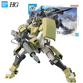 Bandai Original GUNDAM Model Garage Kit HG Series 1/144 Gundam Chuchus Demi Trainer Anime Action Figure Assembly Model Toys