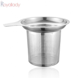 #ROYALLADY#Tea ที่กรองเครื่องเทศ สเตนเลส 304 ด้ามจับแบบมนุษย์