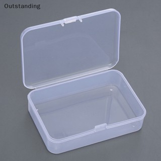 Outstanding กล่องพลาสติกใส สําหรับใส่เครื่องประดับ การ์ดเกม 2 ชิ้น