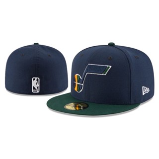 หมวกแก๊ป ปักลาย NBA Utah Jazz Fitted Hat 59FIFTY คุณภาพสูง สําหรับผู้ชาย และผู้หญิง