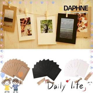 Daphne กรอบรูป 3-6 นิ้ว พร้อมคลิป และเชือก สําหรับแขวนตกแต่งผนัง งานแต่งงาน ปาร์ตี้ DIY 10 ชิ้น