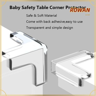 Rowans ซิลิโคนป้องกันมุมโต๊ะ เพื่อความปลอดภัยของเด็ก 4 ชิ้น