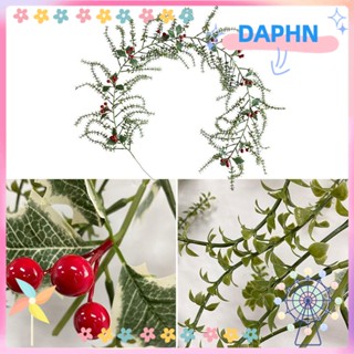 DAPHS ใบไม้ประดิษฐ์ เถาวัลย์หวาย ของขวัญคริสต์มาส สําหรับตกแต่งบ้าน