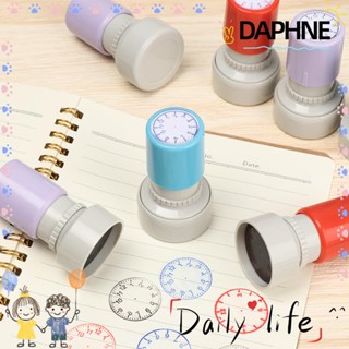 Daphne นาฬิกาแสตมป์ อุปกรณ์การเรียน แสตมป์ ของเล่นเด็ก การสอน นาฬิกาซีลหน้าปัด