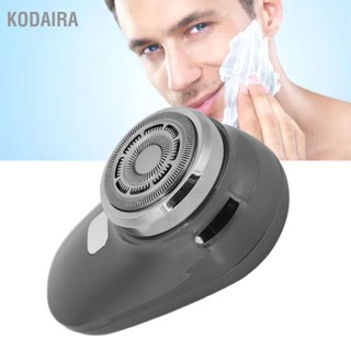 KODAIRA Men Beard Trimmer LED แสดงผล เครื่องตัดแบบล้างทำความสะอาดได้ Pocket แบบชาร์จไฟได้ สีดำ