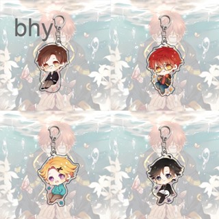 Bhy พวงกุญแจ ฟิกเกอร์อนิเมะเกม Mystic Messenger Yoosung Zenny 707 Jumin Saeran Q Version ของขวัญเพื่อน