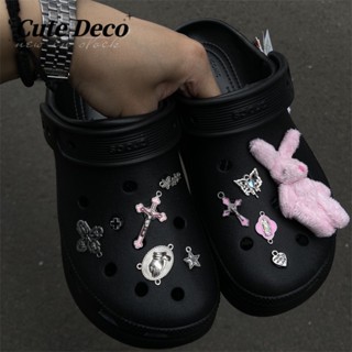 CROCS 【Cute Deco】กระดุมเรซิ่น รูปกระต่ายน่ารัก Y2k มิลเลนเนียม สําหรับรองเท้า DIY