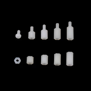 Urlwall 180 ชิ้น M3 บ้านฮาร์ดแวร์ซ่อมหญิงชาย Hex หกเหลี่ยม skru เสาไนลอน Standoff Spacer คอลัมน์สําหรับ PCB เมนบอร์ดพลาสติก Spacing Phillips สกรู