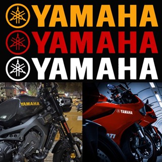 สติ๊กเกอร์ yamaha โลโก้ Logo สติกเกอร์สะท้อนแสง ลายโลโก้สัญลักษณ์ Yamaha สําหรับตกแต่งรถจักรยานยนต์ สกูตเตอร์ Yamaha Xmax 300 Nmax Tricity Grand Filano Freego 1 คู่