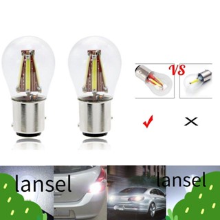 หลอดไฟเบรค12 V Drl Ba 15 S P 21 W 1157 Bay 15 D 21 / 5 W หลอดไฟ Led Cob สําหรับติดรถยนต์