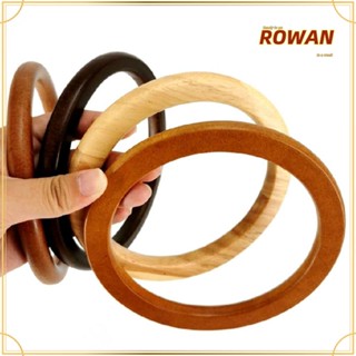 Rowans ที่จับกระเป๋า แบบไม้ ถอดออกได้ DIY สําหรับกระเป๋าถือ ของขวัญ