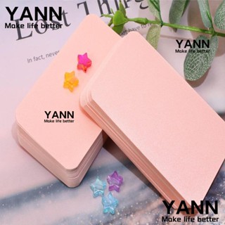 Yann1 กระดาษเปล่า ขนาดเล็ก สีชมพู สําหรับใช้ในบ้าน สํานักงาน