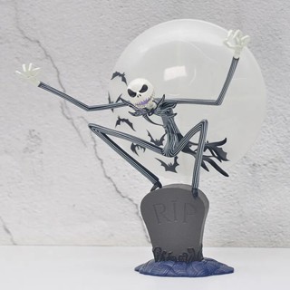 ฟิกเกอร์ The Nightmare Before Christmas Jack Skellington Funny Glow at Night Jack ขนาด 30 ซม. ของเล่นสําหรับเด็ก