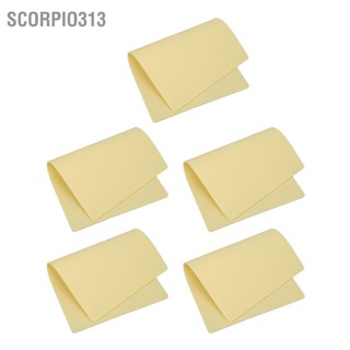 Scorpio313 5 pcs หนา Tattoo Practice Skin Blank อุปกรณ์ปลอมคู่สำหรับแต่งหน้าคิ้ว