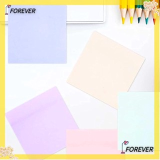 Forever กระดาษโน้ตมีกาว สีโมแรนดี้ อุปกรณ์การเรียน 10 แผ่น