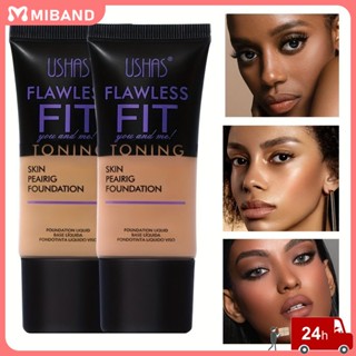 Ushas Foundation Cream Long-lasting Body And Face Self Tan Sunless Cream Waterproof Liquid Concealer Beauty Black Repair Body Sunscreen For Female Summer