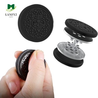 Alanfy ของเล่นสปินเนอร์ Oreo Fidget Spinner, Fidget Toys Slider, Hand Spinner Alloy Oreo Finger สําหรับเด็ก