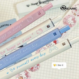 SANRIO ปากกากด ทรงสี่เหลี่ยม ลายคิตตี้ ซานริโอ้ ซินนาม่อนโรล มีสีดํา สีขาว สีฟ้า สีชมพู