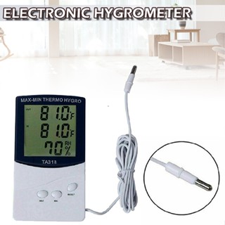 New Digital Thermometer Hygrometer Temperature Humidity Tester with Probe