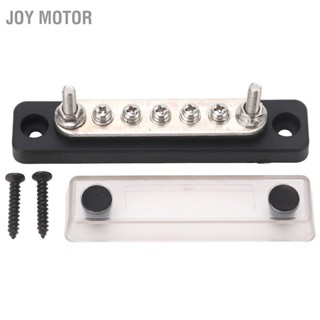 JOY Motor 5 Post Bus Bar โมดูลสำหรับงานหนัก 2 M5 Terminal Power Distribution Block Busbar สำหรับ RV 48VDC 100A