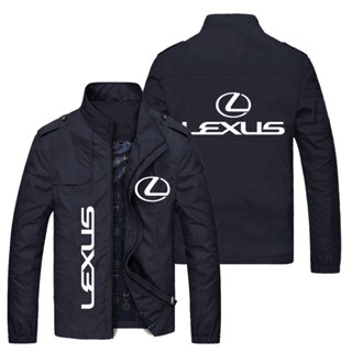 LEXUS LOGO jacket car shop custom work clothes CT200H ES300H ES260 LM300H LS500H NX350H NX260 NX400+ RX300 RX450 UX260H outdoor driving loose thin cardigan stand collar windbreaker