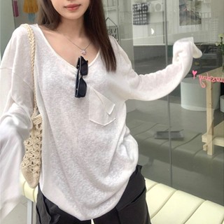 SWAY  เสื้อยืด ครอป เสื้อยืดผู้หญิง  Comfortable Stylish สบาย Korean Style A29J271 36Z230909