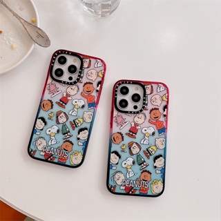 เคสแข็ง เคสไอโฟน iPhone 14 Pro Max iPhone 13 Pro Max iPhone 12 Pro Max iPhone 11 Cute Cartoon PEANUTS สนูปปี้ Snoopy &amp; ชาร์ลี Charlie Brown Hard Case