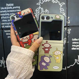 เคสโทรศัพท์มือถือ PC แข็ง กันกระแทก ลายการ์ตูน สําหรับ Samsung galaxy z Flip 5 galaxy z flip4 flip3 flip2 flip1