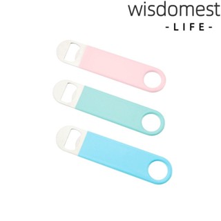 Wisdomest ที่เปิดขวดเบียร์ สเตนเลส พลาสติก ทนความร้อน 7 นิ้ว 3 สี 6 ชิ้น