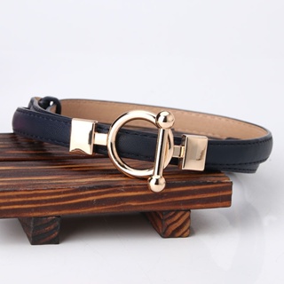The new lady can adjust the dark leather decorative belt, fashion simple dress, sweater, womens small belt in stock.