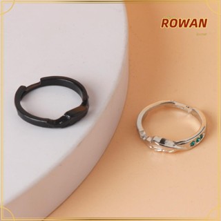 Rowans แหวนคอสเพลย์ ลายการ์ตูนอนิเมะ ปรับได้ หลายชั้น เครื่องประดับ สําหรับผู้ชาย คู่รัก