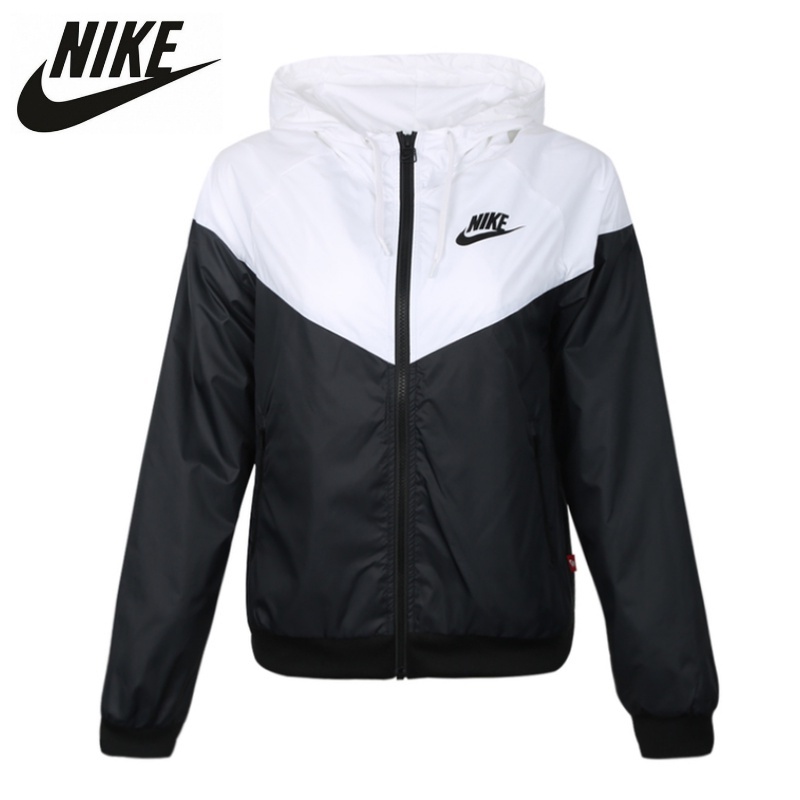 [พร้อมส่ง] Nike ของแท้ 100% เสื้อแจ็กเก็ต เสื้อกันลม ลําลอง ทรงหลวม พิมพ์ลายบูติก ใส่สบาย แฟชั่นสําหรับผู้หญิง