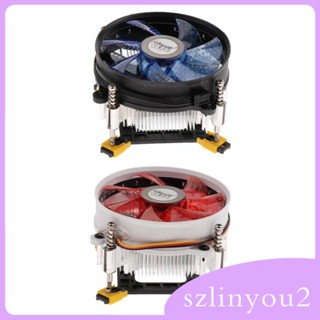 [szlinyou2] พัดลมระบายความร้อน CPU 12 ซม. สีฟ้า สําหรับ LGA 775 1150 1151 1155 1156