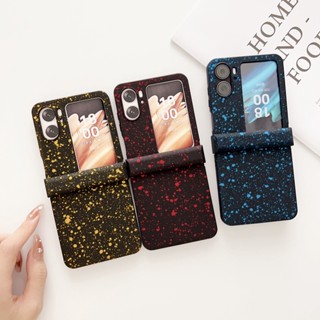 เคสป้องกันโทรศัพท์มือถือ PC ฝาพับ 360 องศา สําหรับ OPPO Find N2 Flip N2Flip 3n1