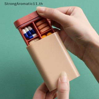 Strongaromatic กล่องยาแฟชั่น แบบพกพา สไตล์นอร์ดิก 1 ชิ้น