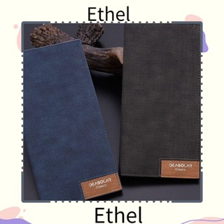 Ethel1 กระเป๋าสตางค์ใบยาว กระเป๋าใส่เหรียญ สไตล์เรโทร