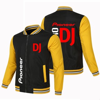 Pioneer LOGO baseball uniform audio shop custom work clothes color matching thin sports windproof jacket