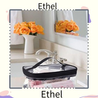 Ethel1 กระเป๋าเครื่องสําอาง PVC มีซิป สําหรับเดินทาง