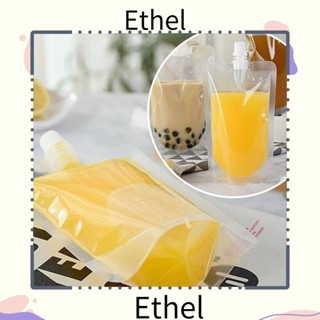 Ethel1 ถุงพลาสติกใส ขนาด 200 มล. สําหรับใส่เครื่องดื่ม นม