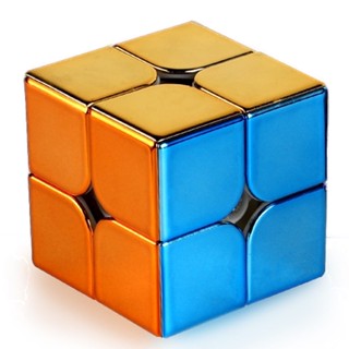 Shengshou Legend 2x2 ลูกบาศก์แม่เหล็กชุบเมทัลลิก ความเร็ว 2x2x2