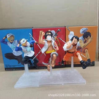 Allgoods โมเดลฟิกเกอร์ Ace Luffy Sabo ขนาด 20.5 ซมของเล่นสําหรับเด็ก