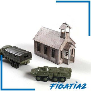 [Figatia2] โมเดลตัวต่อสถาปัตยกรรม สเกล 1:72 แบบประกอบเอง สําหรับฉาก Diorama War