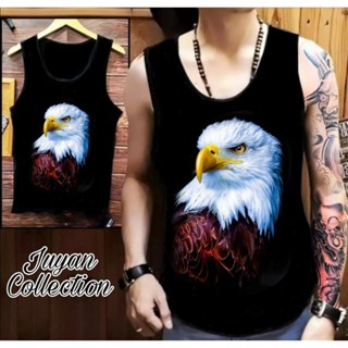 เสื้อยืด ผ้าฝ้าย พิมพ์ลายนกอินทรีย์ Juyan ยุค 30 สําหรับผู้ชาย