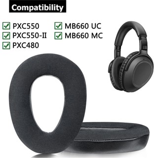 [Avery] แผ่นเจลครอบหูฟัง แบบเปลี่ยน สําหรับหูฟังไร้สาย Sennheiser PXC480 PXC550 PXC 550-II MB660 UC MB 660 MC