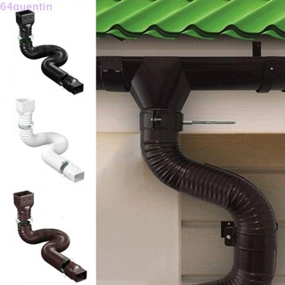 Quentin Downspout, ท่อระบายน้ํา ป้องกันน้ําฝน พับเก็บได้, ปรับขยายได้ ลูกฟูก ท่อระบายน้ํา ยืดหยุ่น บ้าน