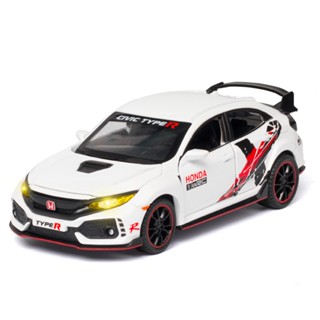 โมเดลรถยนต์จําลอง Civic type-r 1:32 ของเล่นสําหรับเด็ก