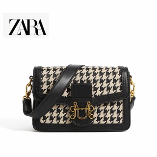 Zara กระเป๋าสะพายไหล่ ขนาดเล็ก เข้ากับทุกการแต่งกาย แฟชั่นสําหรับสตรี